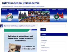 Tablet Screenshot of gdp-bpolak.de